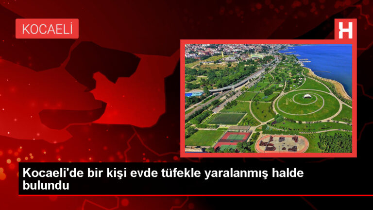 Kocaeli’de evde tüfekle yaralanan kişi hastaneye kaldırıldı