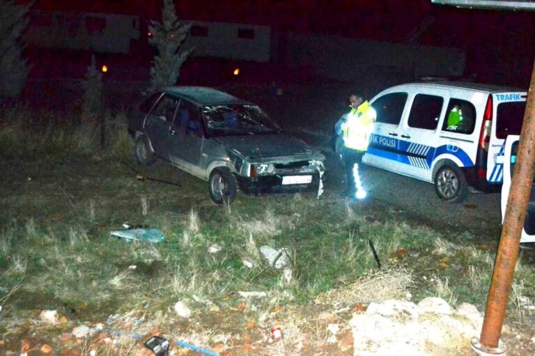 Konya’da trafik kazası: 1 kişi yaralandı