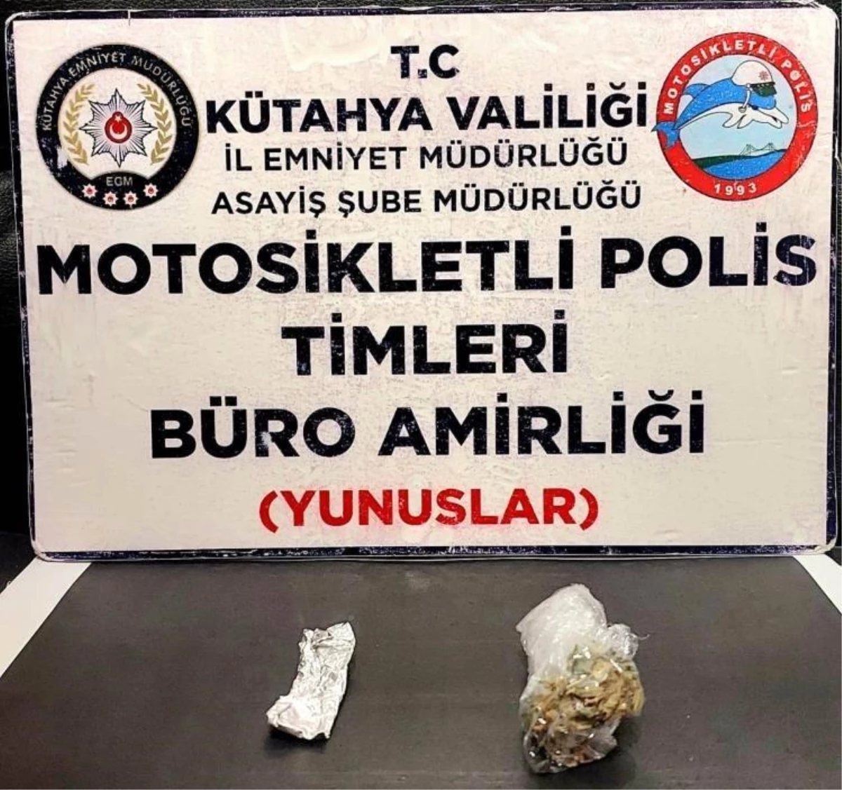 Kütahya’da Motosikletli Polis Timlerince Uyuşturucu Operasyonu