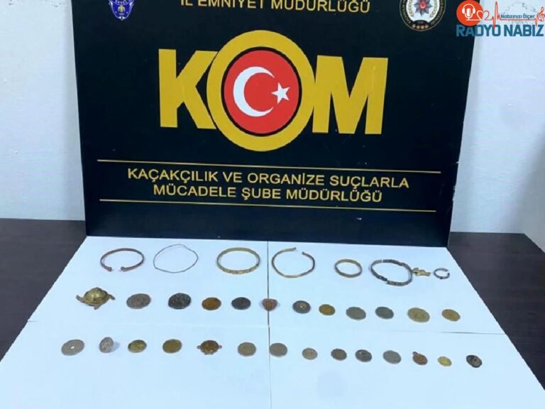 Mersin’de Tarihi Eser Kaçakçılığı Operasyonu