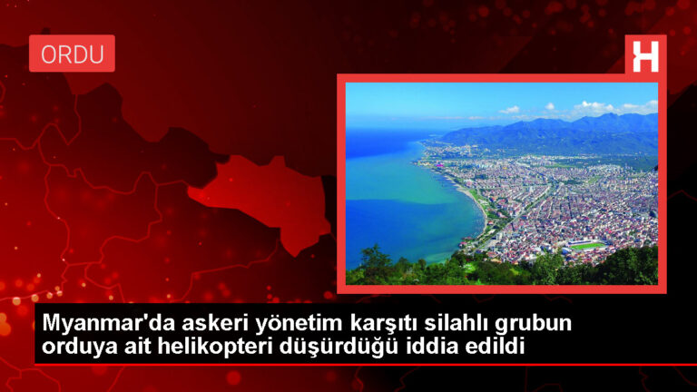 Myanmar’da askeri yönetim karşıtı silahlı grup helikopter düşürdü