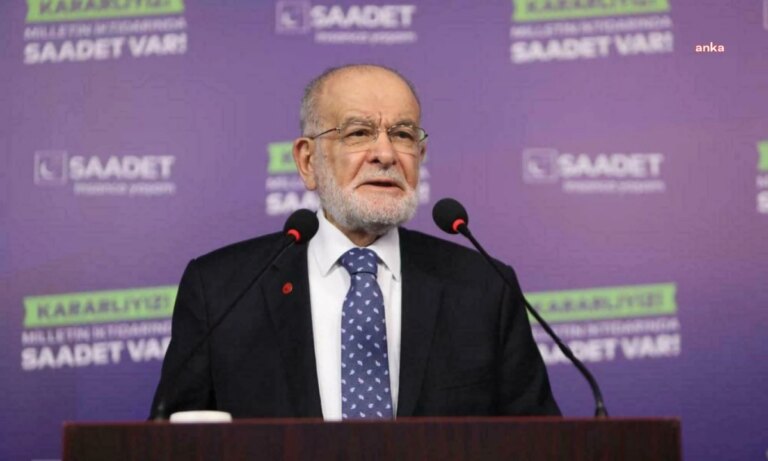 Saadet Partisi Genel Başkanı Temel Karamollaoğlu, Yargıtay’ın Can Atalay kararına tepki gösterdi