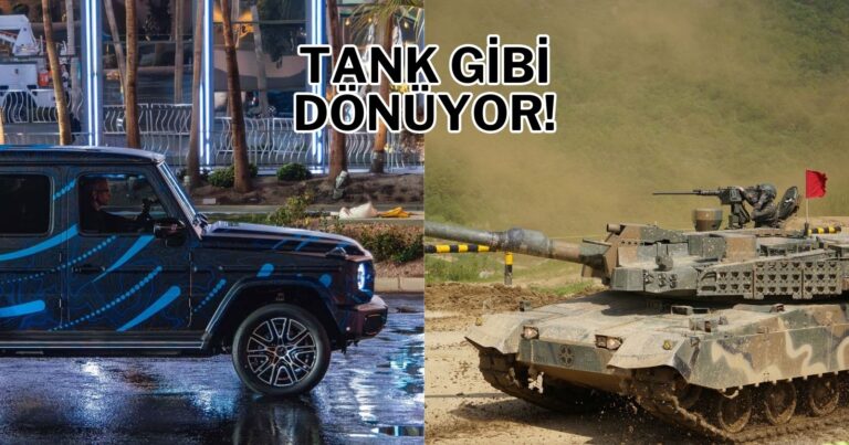 Tank manevrası yapabiliyor: Yeni Mercedes Benz EQG!