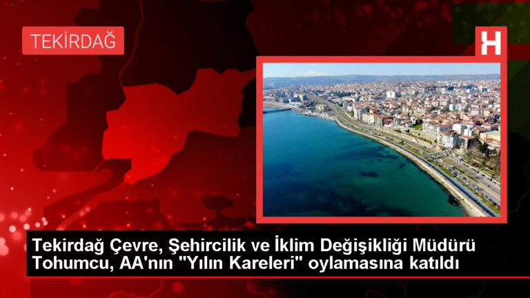 Tekirdağ Çevre, Şehircilik ve İklim Değişikliği Müdürü ‘Yılın Kareleri 2023’ oylamasına katıldı