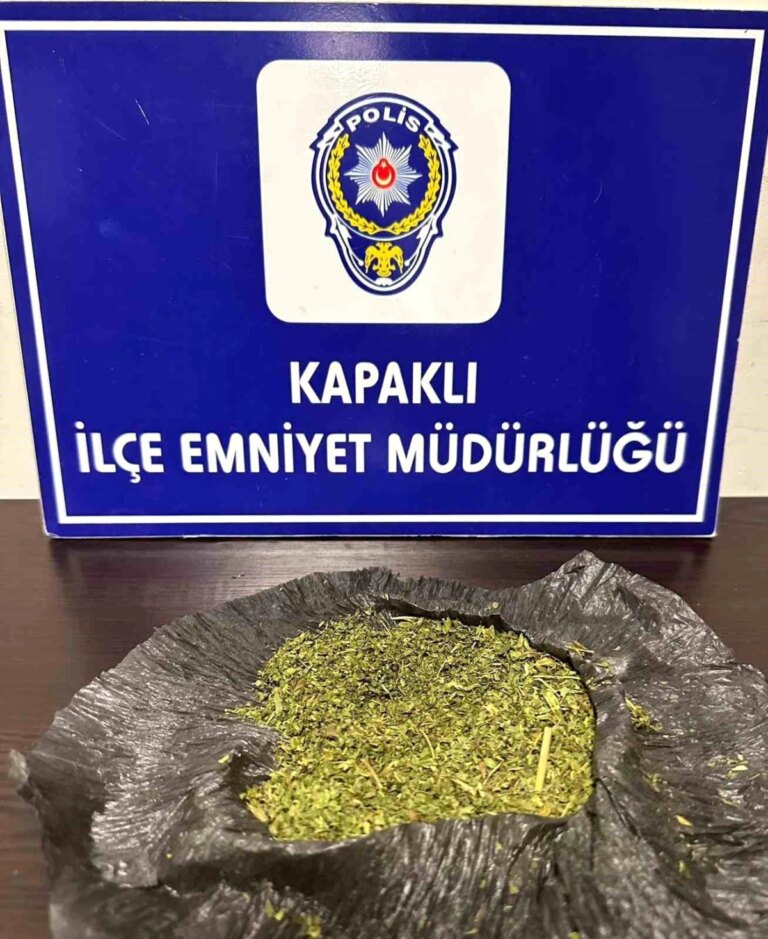 Tekirdağ’da Polis Ekipleri Uyuşturucu Operasyonu Yaptı