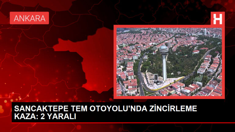 TEM Otoyolu’nda Zincirleme Kaza: 2 Yaralı