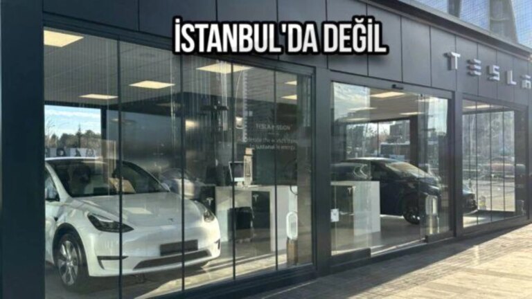 Tesla Türkiye’de birinci showroom’unu açtı