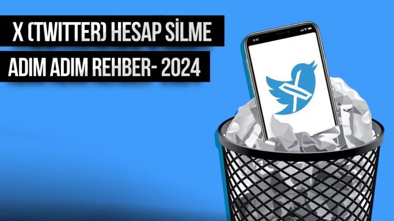 X (Twitter) hesabını kalıcı olarak silme [2024]