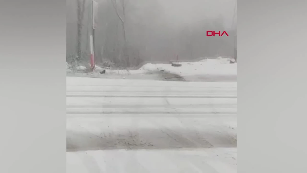 Zonguldak’ta Kar Yağışı Ulaşımı Olumsuz Etkiledi