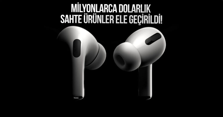 Çin’de geçersiz AirPods üreten fabrikaya baskın!