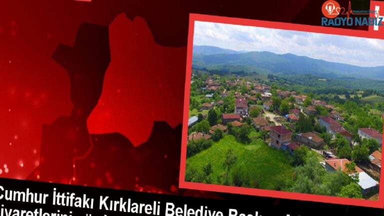 Cumhur İttifakı Kırklareli Belediye Lider Adayı Derya Bulut Ziyaretlerine Devam Ediyor