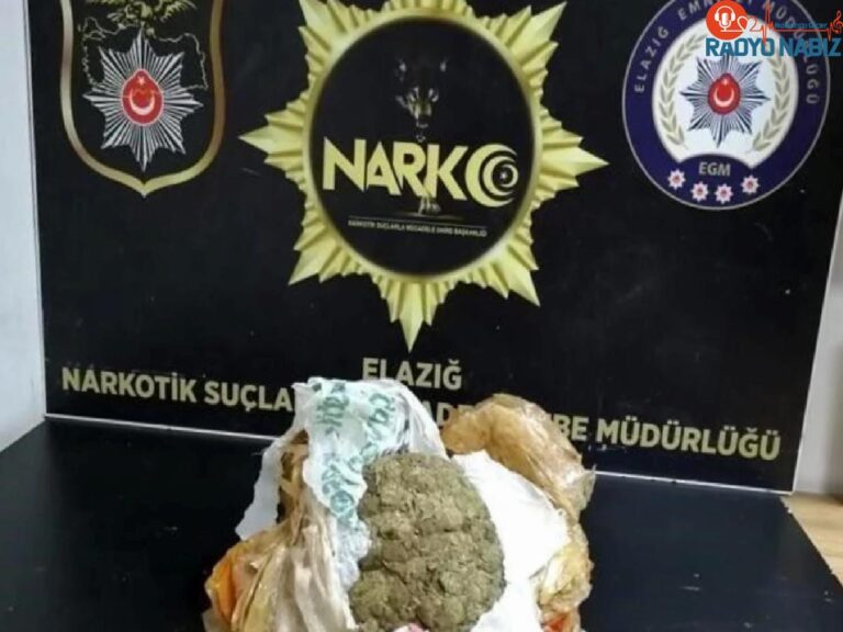 Elazığ’da 1 Kilo 286 Gram Skunk Ele Geçirildi, Bir Kuşkulu Tutuklandı