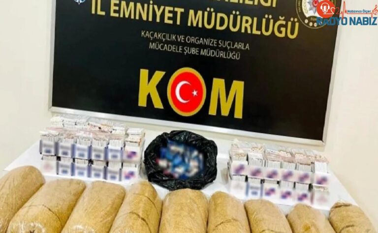 Erzincan’da Kaçak Sigara Operasyonu: 1 Gözaltı