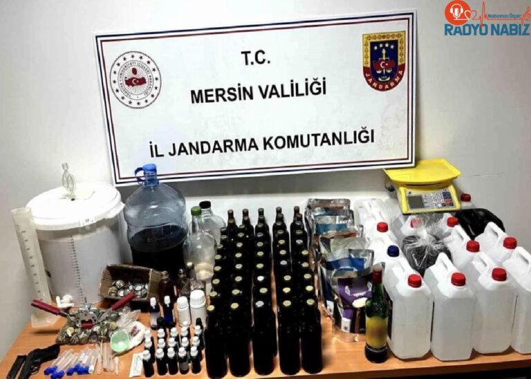 Mersin’de Düzmece İçki Operasyonu: Kuşkulu Yakalandı