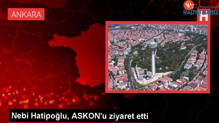 Nebi Hatipoğlu, ASKON Eskişehir Şubesini Ziyaret Etti