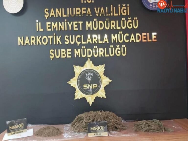 Şanlıurfa’da Uyuşturucu Operasyonu: 5 Kuşkulu Gözaltına Alındı