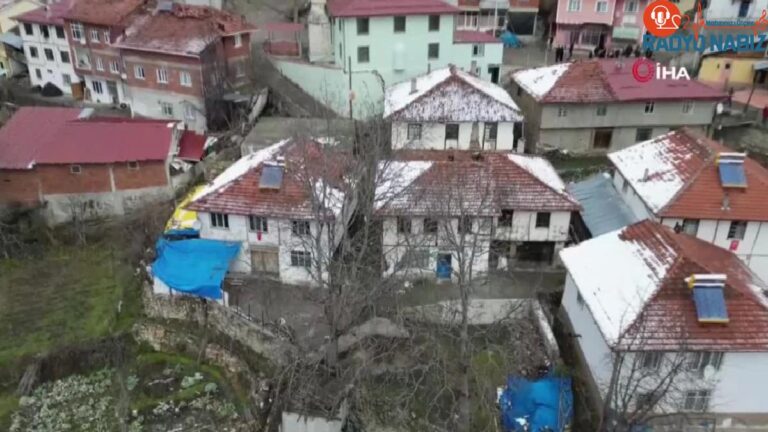 Tokat Günebakan Köyü’nde heyelan faciası: Cami yıkıldı, konut ve yollarda çatlaklar oluştu