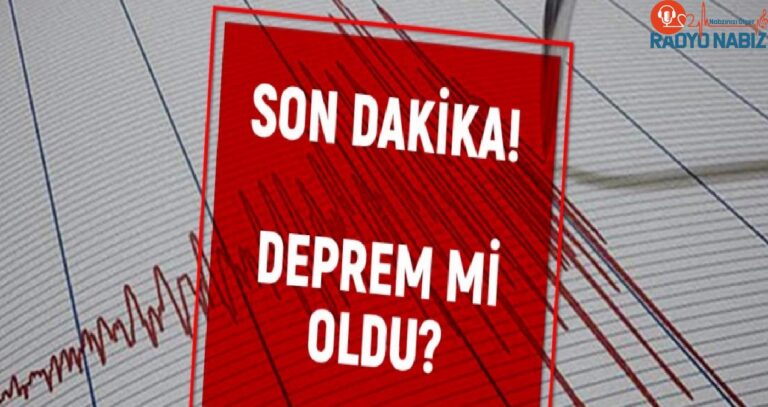 Dün gece sarsıntı oldu mu? İzmir’de, İstanbul’da, Ankara’da sarsıntı mi oldu? 21 Nisan dün gece sarsıntı mi oldu?