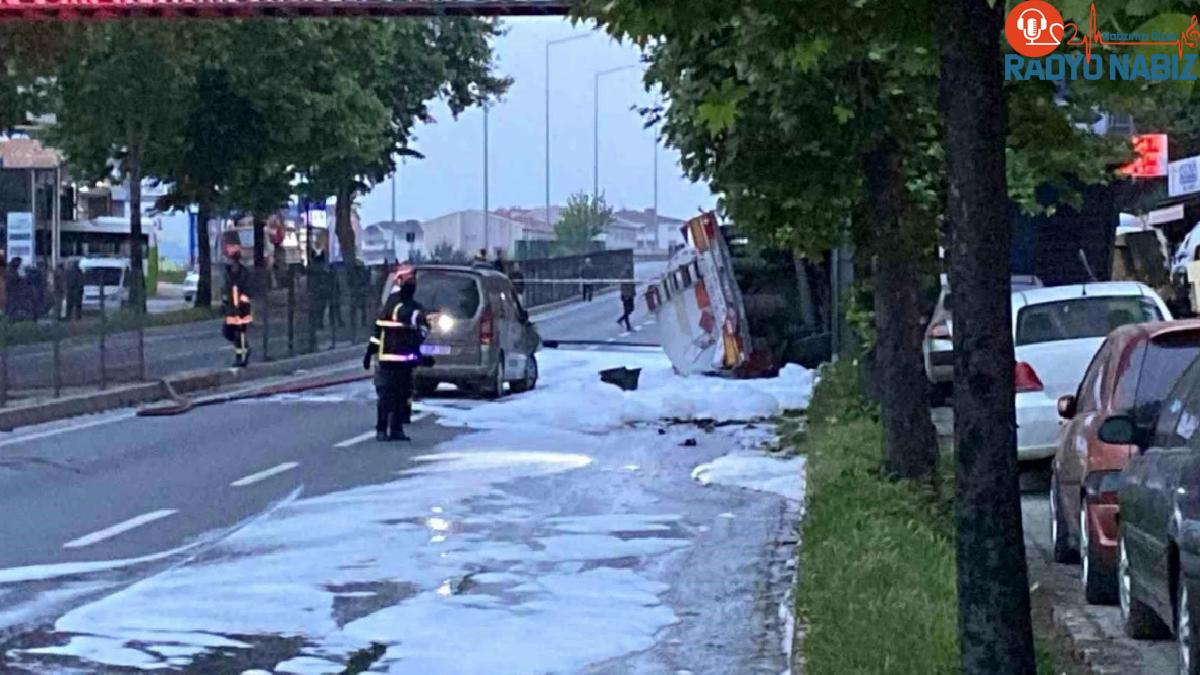 Gölcük’te Akaryakıt Yüklü Tanker Kazası: Meskenler Tahliye Edildi