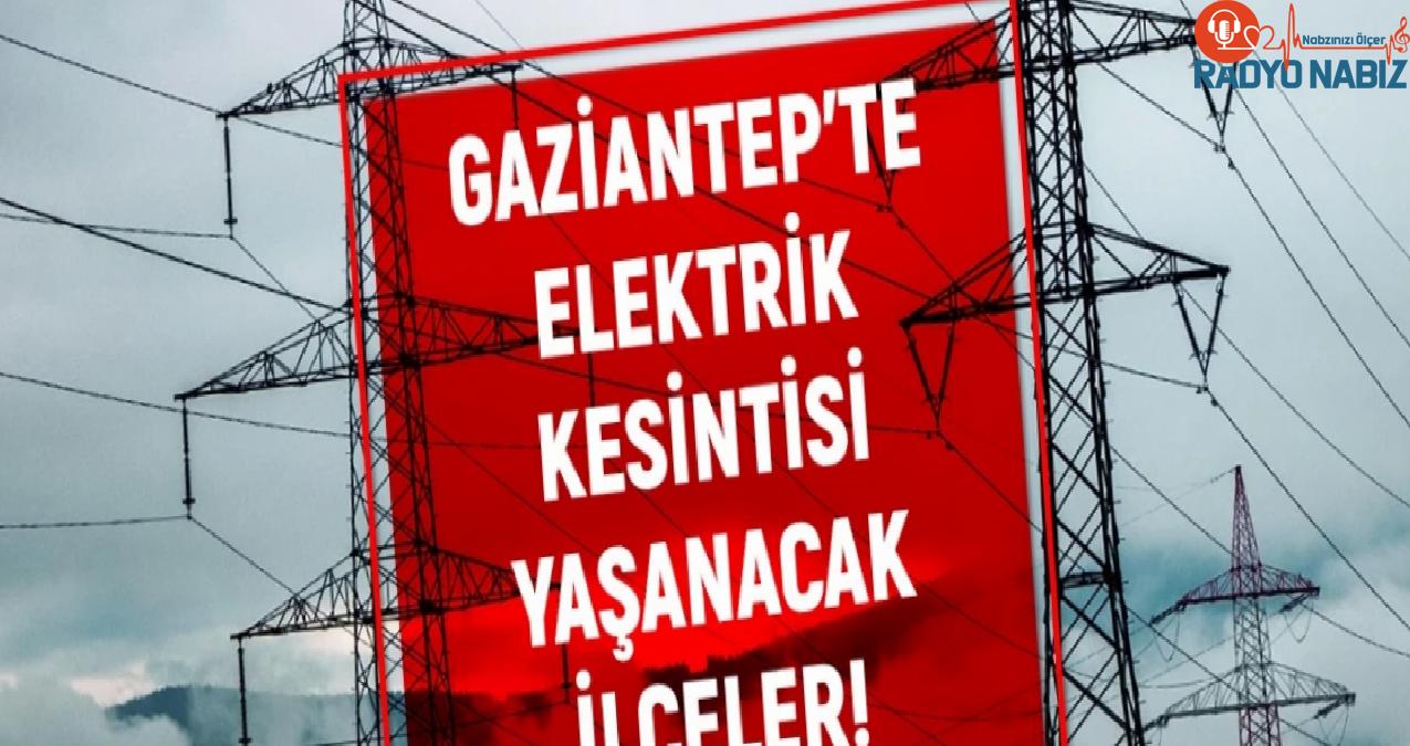 8 Mayıs Gaziantep elektrik kesintisi! GÜNCEL KESİNTİLER Gaziantep’te elektrikler ne zaman gelecek? Gaziantep’te elektrik kesintisi!