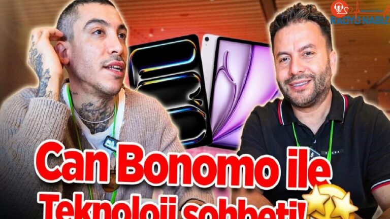 Can Bonomo ile Apple etkinliğinde teknoloji muhabbeti