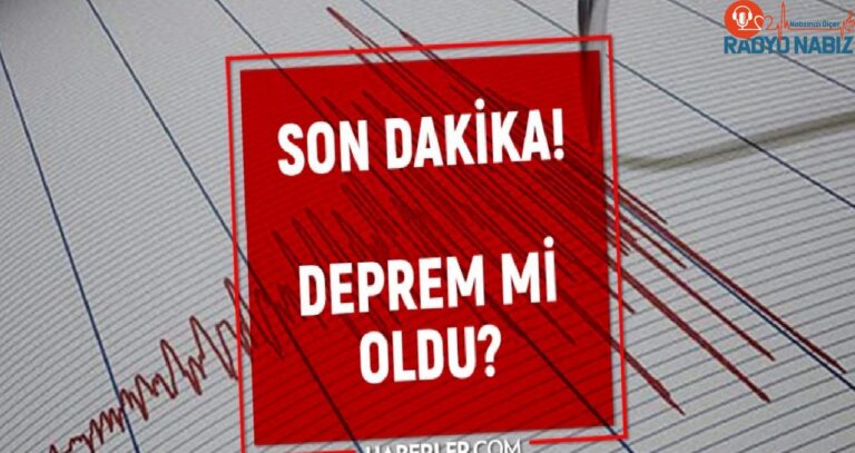 Dün gece zelzele oldu mu? İzmir’de, İstanbul’da, Ankara’da zelzele mi oldu? 3 Mayıs dün gece zelzele mi oldu?