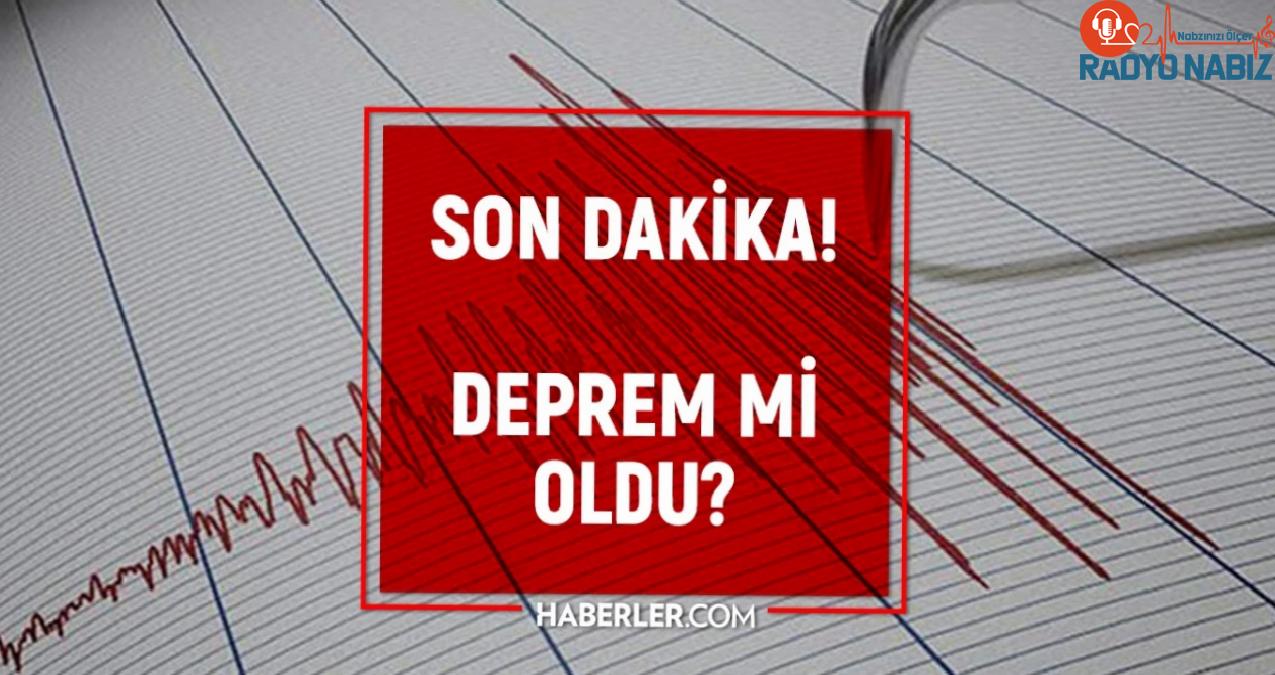 Dün gece zelzele oldu mu? İzmir’de, İstanbul’da, Ankara’da zelzele mi oldu? 8 Mayıs dün gece sarsıntı mi oldu?