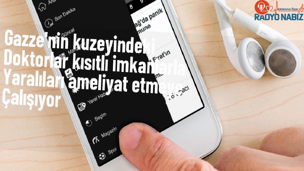 Filistinli tabipler, hudutlu imkanlarla yaralıları ameliyat ediyor