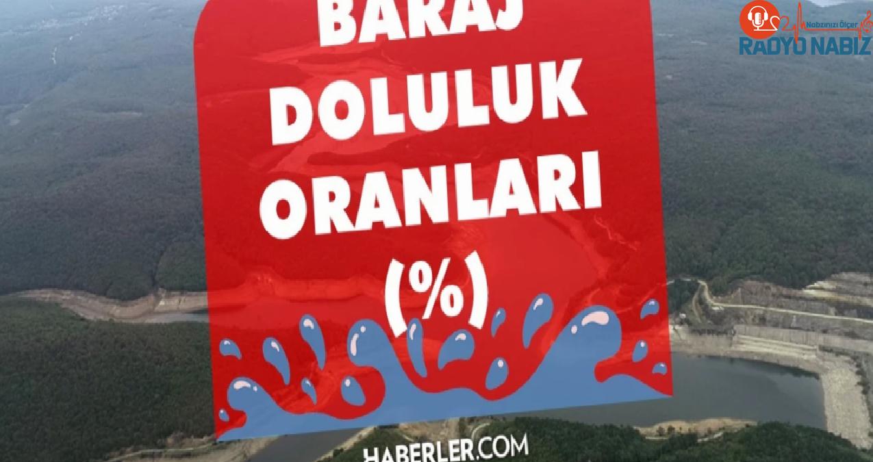 İSKİ BARAJ DOLULUK ORANI 2024! İstanbul baraj doluluk oranı nedir? Baraj doluluk düzeyi yüzde kaç?