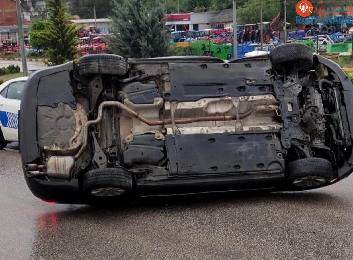 Karabük’te Araba Devrildi: 3 Kişi Yaralandı