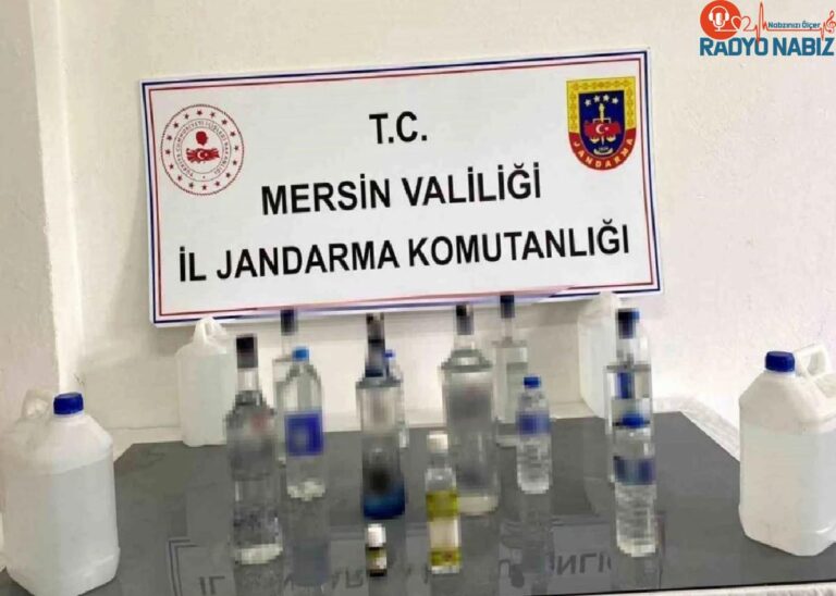 Mersin’de Düzmece İçki Üretimi Yapan Şahıs Yakalandı