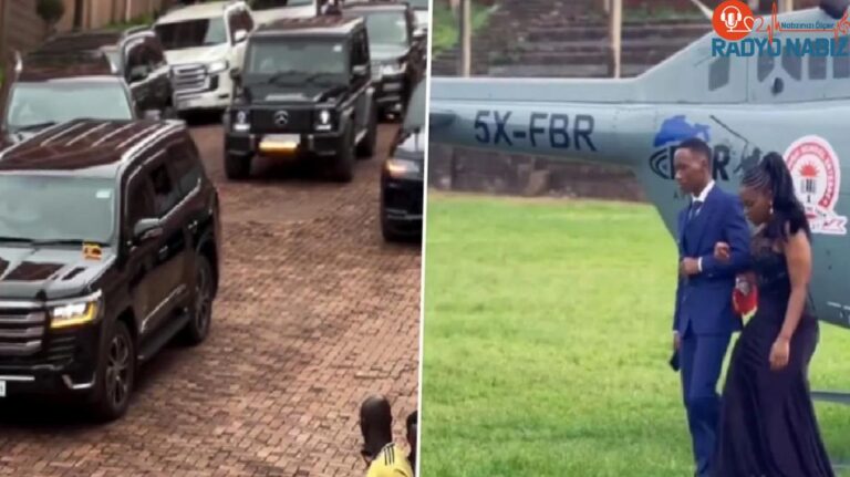 Yoksullukla çaba eden Uganda’da reaksiyon çeken görüntü! Lüks araçlar ve helikopterle okul balosu