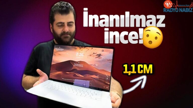 ASUS Zenbook S 16 en ince 16 inç laptop!