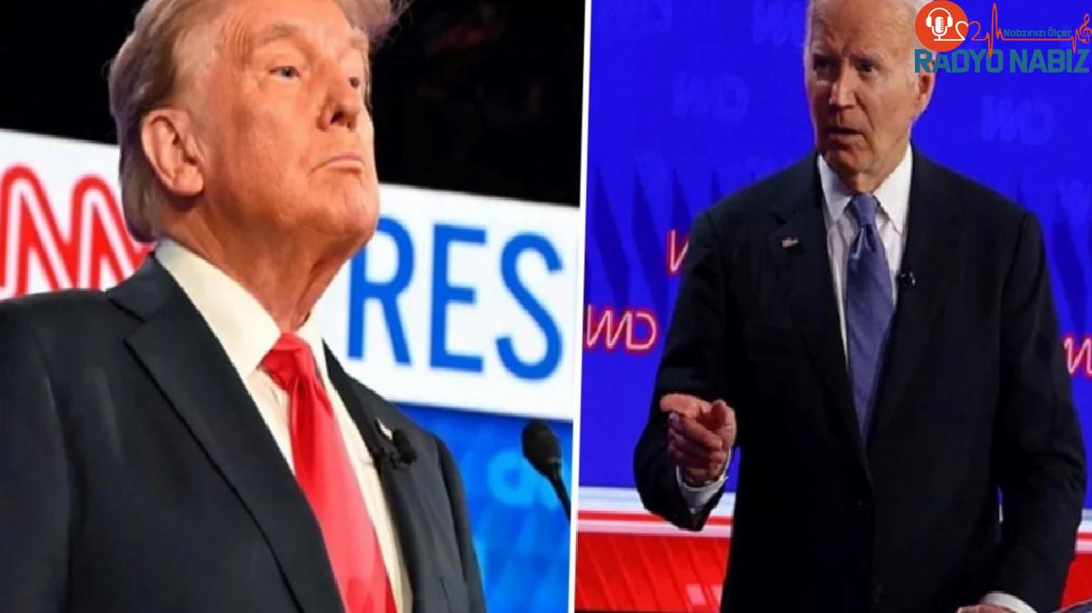 Biden ve Trump canlı yayında karşı karşıya! Anketin galibi ezici üstünlükle Trump oldu