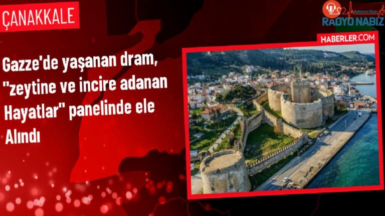 Gazze’de yaşanan dram, “Zeytine ve İncire Adanan Hayatlar” panelinde ele alındı