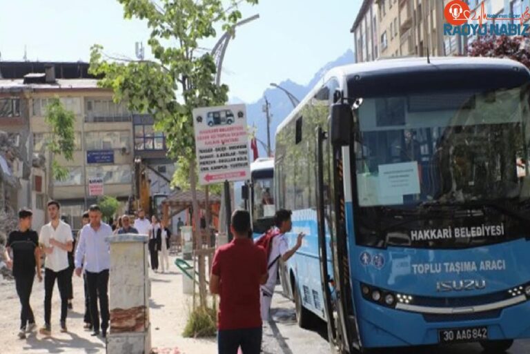 Hakkari’de YKS’ye Ücretsiz Ulaşım İmkanı