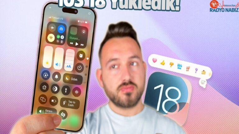 iOS 18 yükledik!