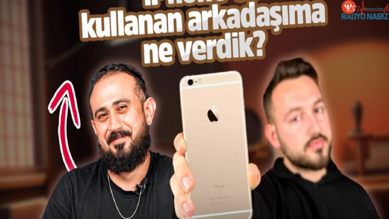 iPhone 6S kullanan ekip arkadaşıma telefon hediye ettim!