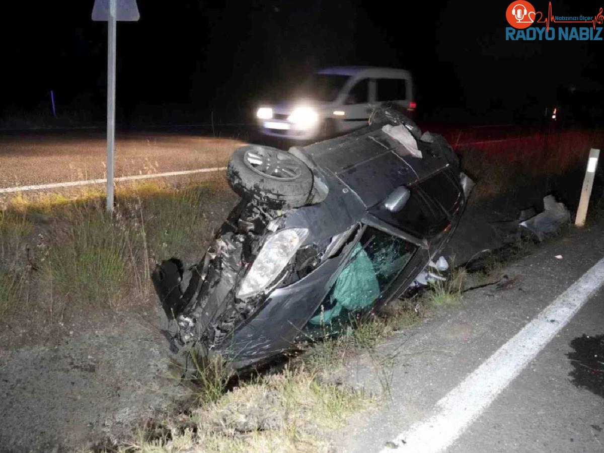 Kastamonu’da Otomobil Takla Attı: 2 Kişi Yaralandı