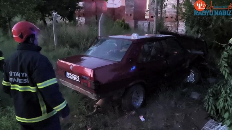 Kütahya’da Araba Kazası: 3 Kişi Yaralandı