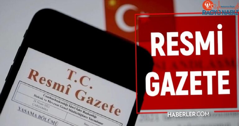 Resmi Gazete’de Denetleme Kurulu (DDK) Lideri atama kararı! Resmi Gazete bugün (7 Haziran) kararları neler?