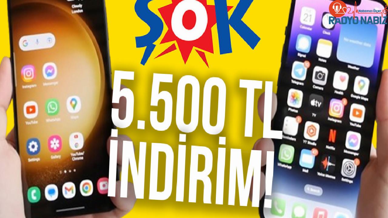 Şok’tan bayram armağanı iPhone 13 ve Samsung Galaxy S23!