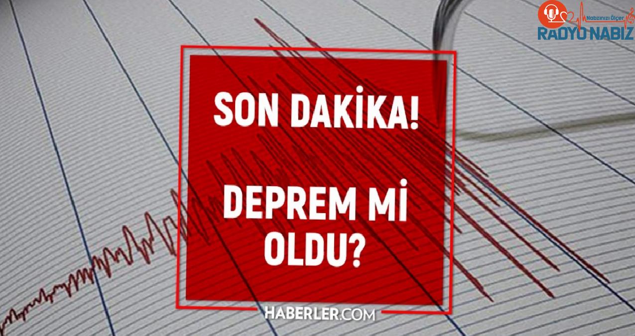 Son Depremler! Bugün İstanbul’da deprem mi oldu? 12 Haziran AFAD ve Kandilli deprem listesi! 12 Haziran Ankara’da, İzmir’de deprem mi oldu?