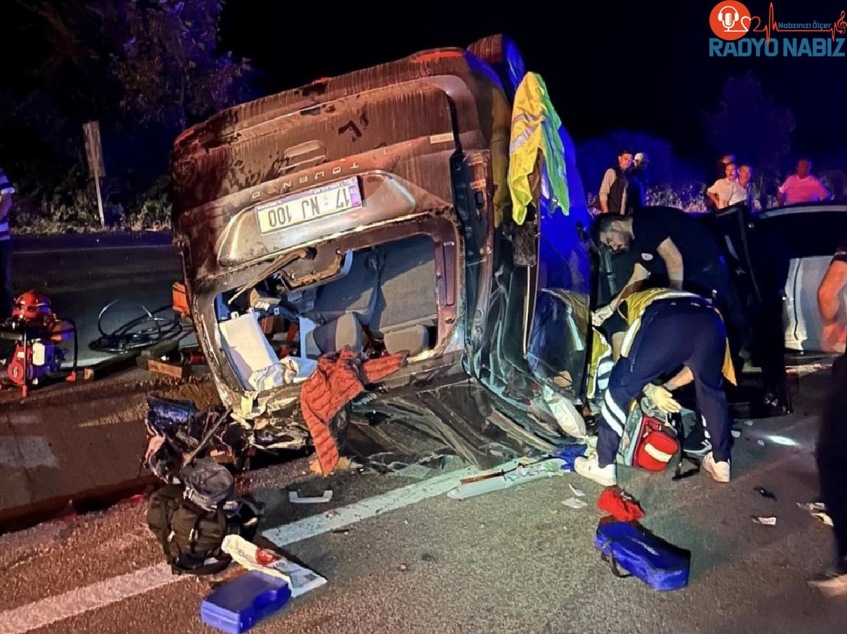 Balıkesir Gönen’de kafa kafaya çarpışan araçlarda 1 ölü, 2 yaralı