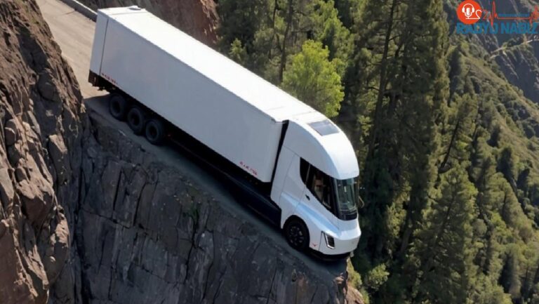 Elektrikli Tesla Semi tır fabrikasından yeni görseller geldi!