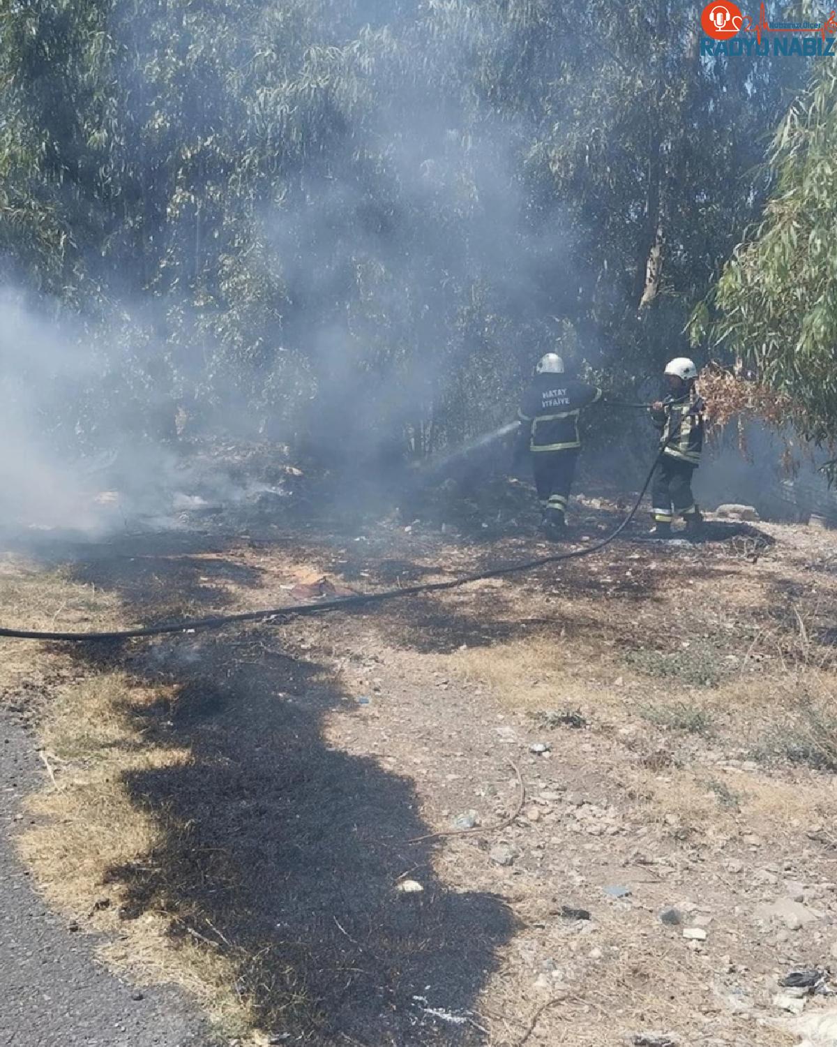 İskenderun’da çıkan yangın söndürüldü