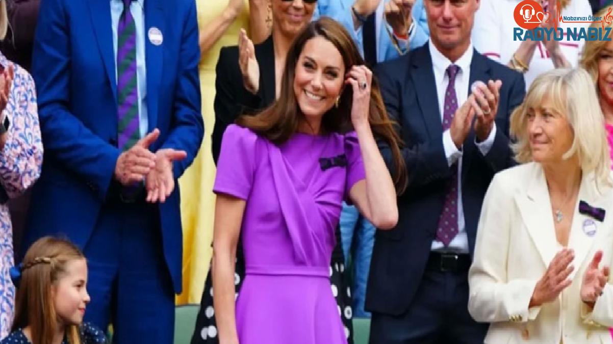 Kanser tedavisi gören Kate Middleton, Wimbledon finalinde halkın karşısına çıktı! Ayakta alkışlandı