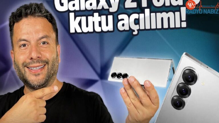 Samsung Galaxy Z Fold 6 kutu açılımı!