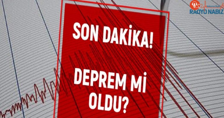 Son Depremler! Bugün İstanbul’da deprem mi oldu? 29 Haziran AFAD ve Kandilli deprem listesi! 29 Haziran Ankara’da, İzmir’de deprem mi oldu?