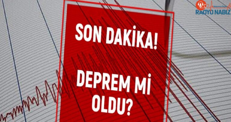 Son Depremler! Bugün İstanbul’da deprem mi oldu? 5 Temmuz AFAD ve Kandilli deprem listesi! 5 Temmuz Ankara’da, İzmir’de deprem mi oldu?